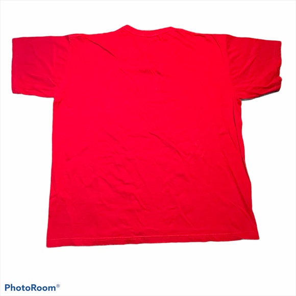 SADA Men’s V Neck T-Shirt 3XL 100% Cotton Red - Picture 5 of 5